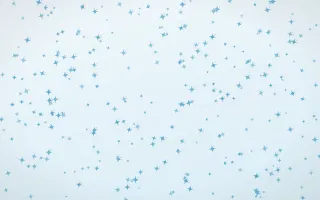 Arctic Frost Twinkles Dense III — light blue and white celestial background, variation III