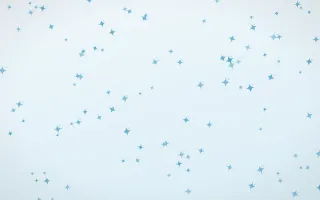 Arctic Frost Twinkles III — light blue and white celestial background, variation III