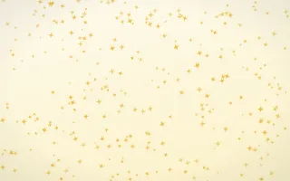 Buttercream Twinkles Dense II — light gold, yellow and white celestial background, variation II