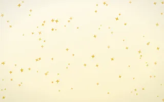 Buttercream Twinkles II — light gold, yellow and white celestial background, variation II
