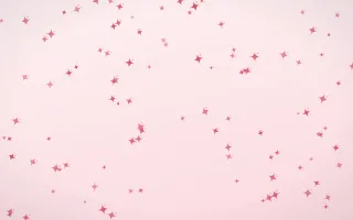 Cherry Soda Twinkles — light red and white celestial background