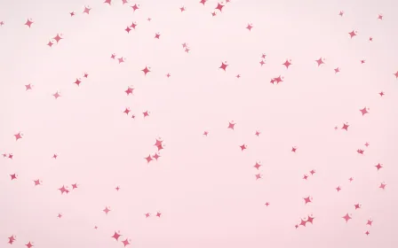 Cherry Soda Twinkles — light red and white celestial background