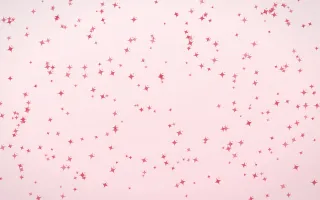 Cherry Soda Twinkles Dense — light red and white celestial background