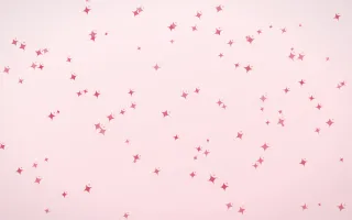 Cherry Soda Twinkles II — light red and white celestial background, variation II