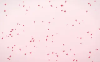 Cherry Soda Twinkles III — light red and white celestial background, variation III