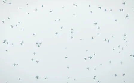 Coastal Fog Twinkles — light blue and white celestial background