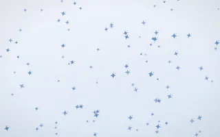 Denim Day Twinkles — light blue and white celestial background