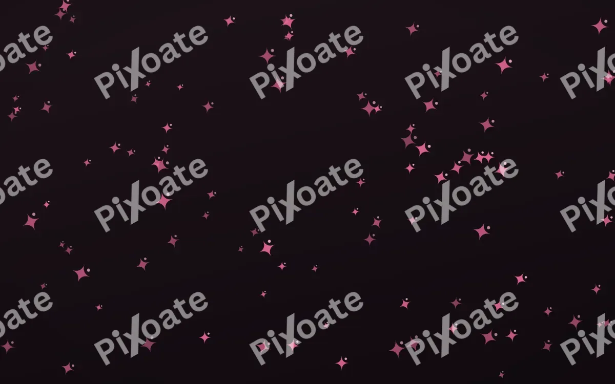 Flamingo Noir Twinkles — dark pink and black celestial background