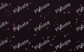 Flamingo Noir Twinkles II — dark pink and black celestial background, variation II