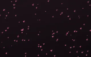 Flamingo Noir Twinkles III — dark pink and black celestial background, variation III