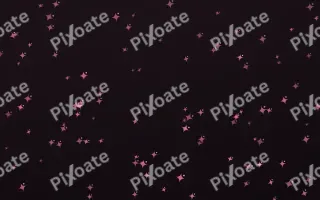 Flamingo Noir Twinkles III — dark pink and black celestial background, variation III