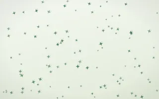 Forest Cream Twinkles II — light green and white celestial background, variation II