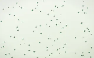 Forest Cream Twinkles III — light green and white celestial background, variation III