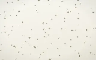 Fresh Linen Twinkles — light yellow and white celestial background