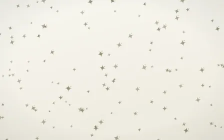 Fresh Linen Twinkles — light yellow and white celestial background