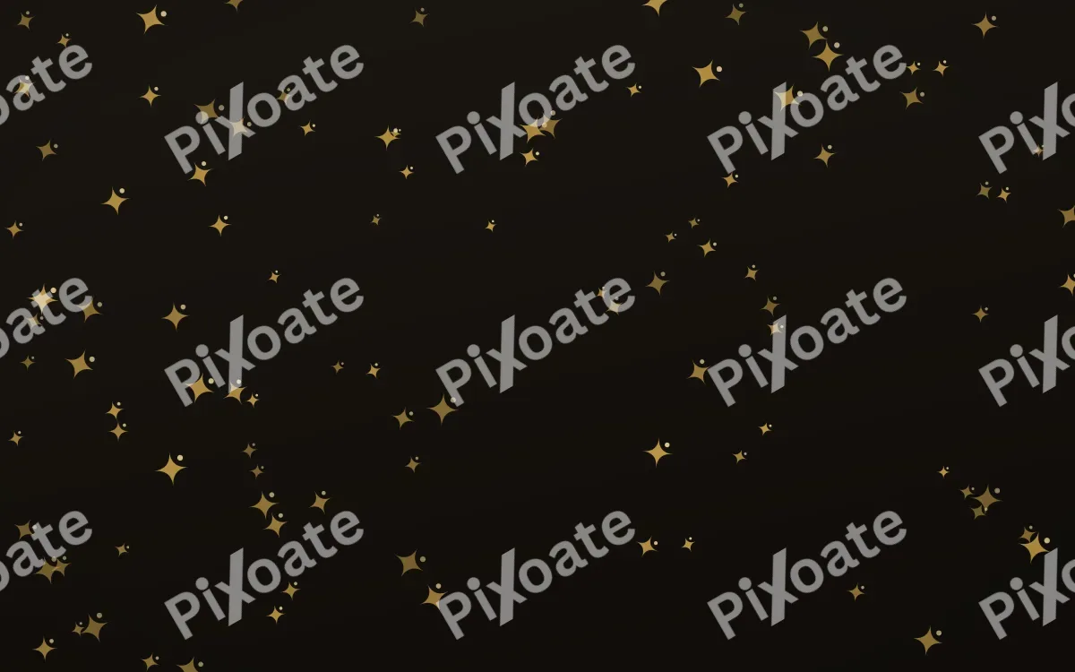 Golden Noir Twinkles — dark gold, yellow and black celestial background