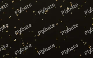 Golden Noir Twinkles — dark gold, yellow and black celestial background