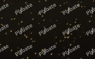 Golden Noir Twinkles II — dark gold, yellow and black celestial background, variation II