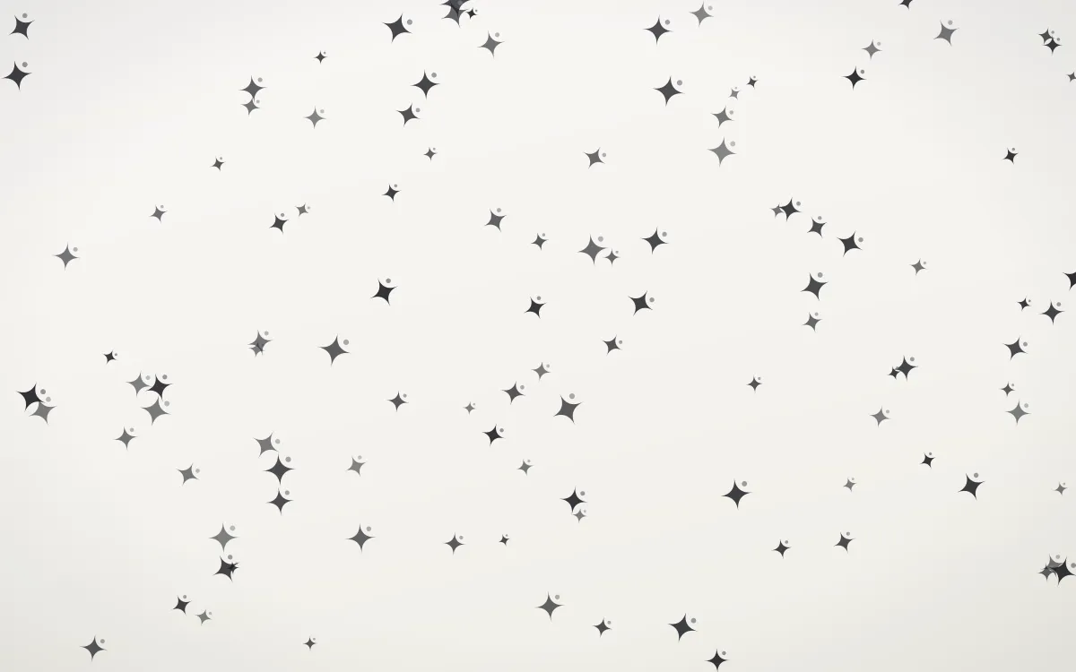 Inkline Twinkles — light grey and white celestial background