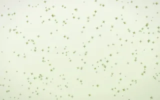 Matcha Latte Twinkles Dense II — light green and white celestial background, variation II