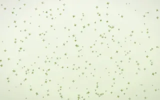 Matcha Latte Twinkles Dense III — light green and white celestial background, variation III