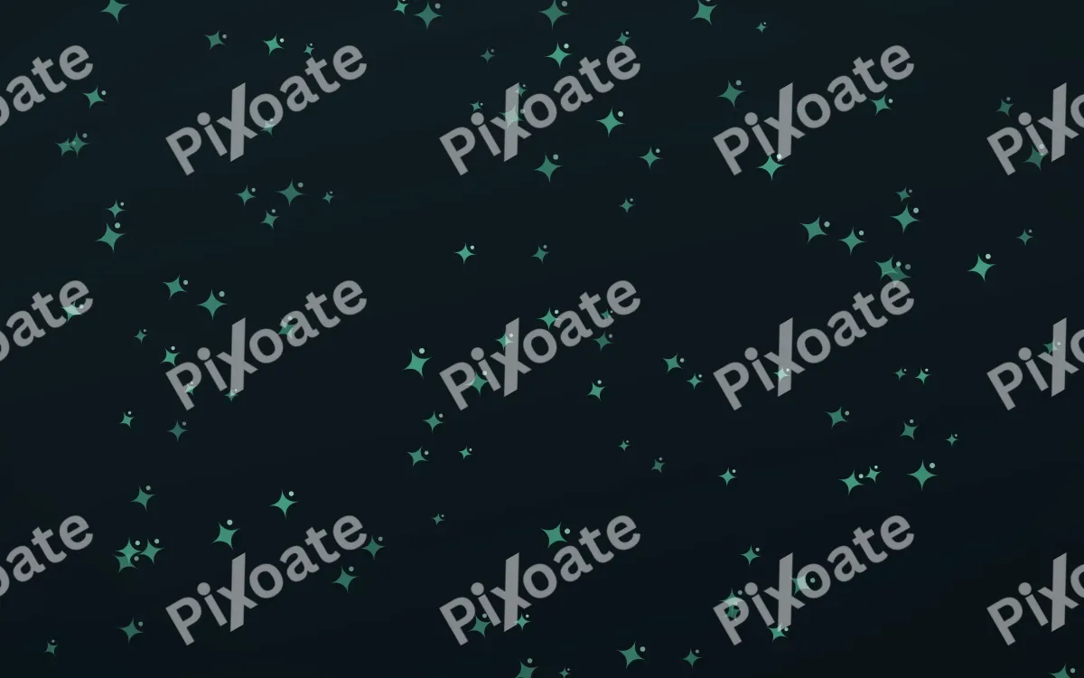 Midnight Garden Twinkles — dark green and black celestial background