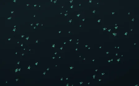 Midnight Garden Twinkles — dark green and black celestial background
