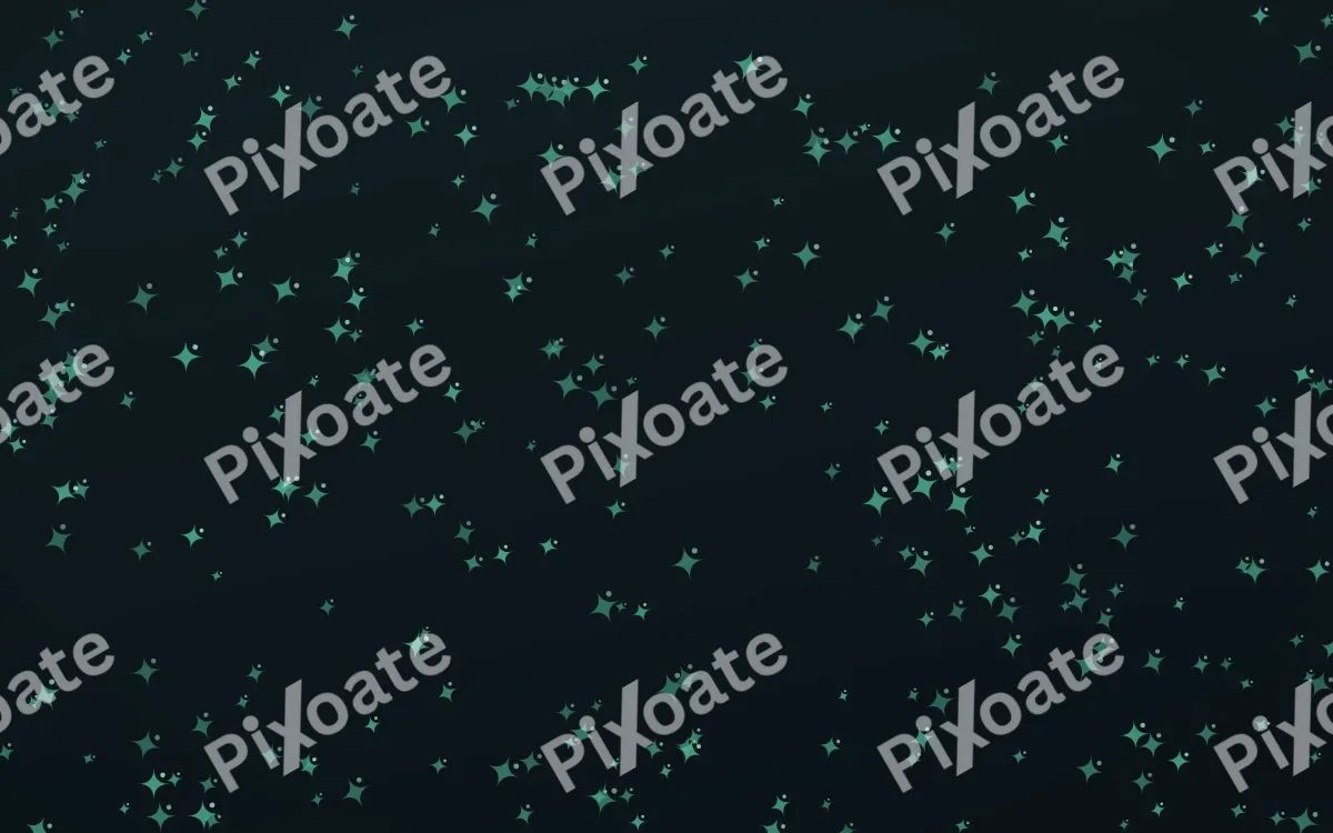 Midnight Garden Twinkles Dense — dark green and black celestial background
