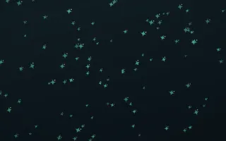 Midnight Garden Twinkles II — dark green and black celestial background, variation II