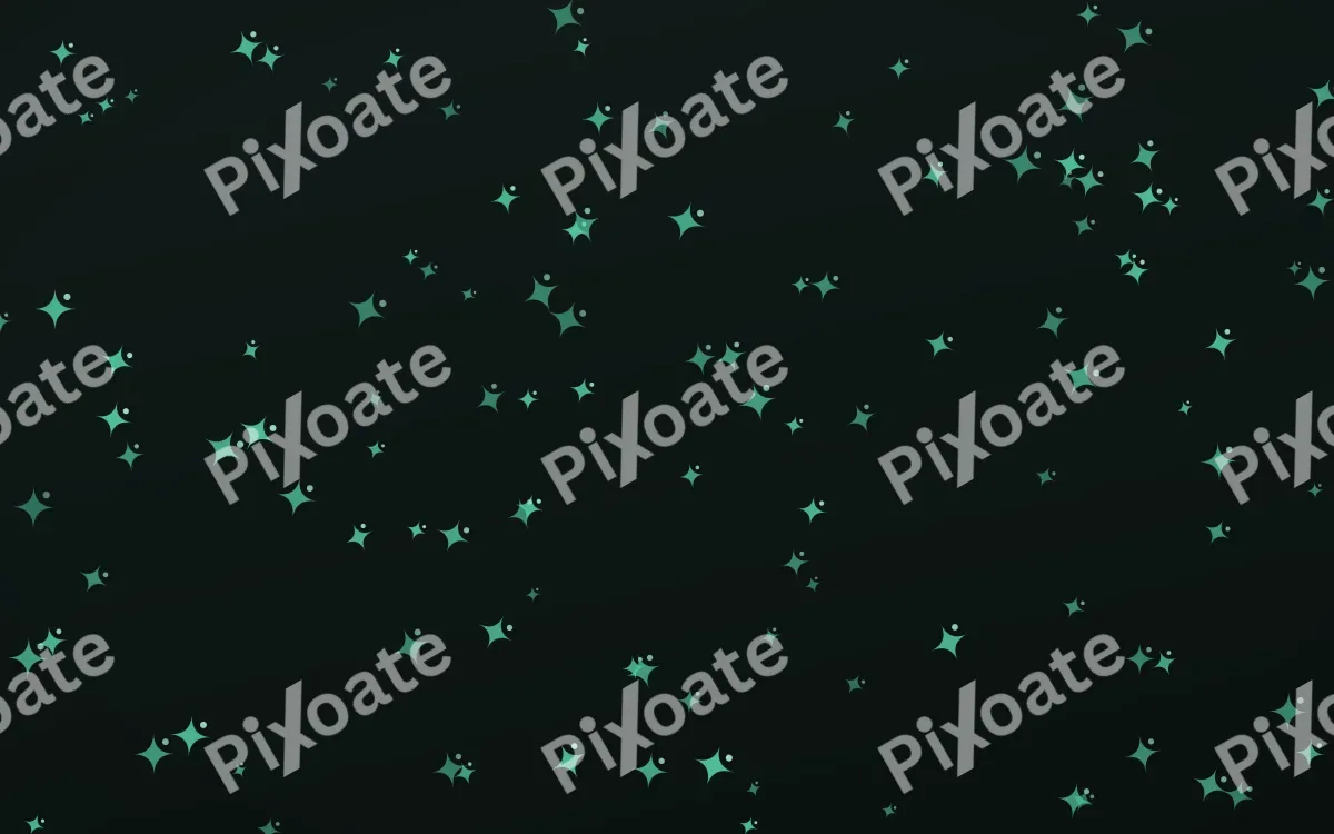 Mint Noir Twinkles — dark green and black celestial background