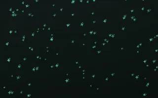 Mint Noir Twinkles II — dark green and black celestial background, variation II