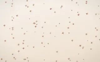 Mocha Milk Twinkles III — light orange and white celestial background, variation III