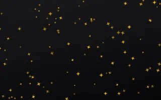 Noir Gold Twinkles — dark gold, brown and black celestial background