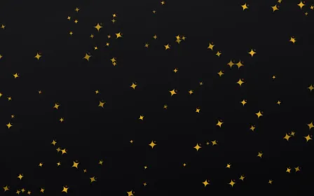 Noir Gold Twinkles — dark gold, brown and black celestial background