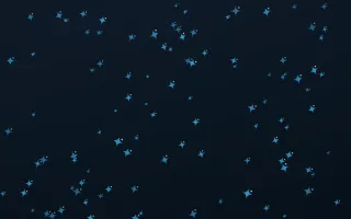 Ocean Ink Twinkles III — dark blue celestial background, variation III