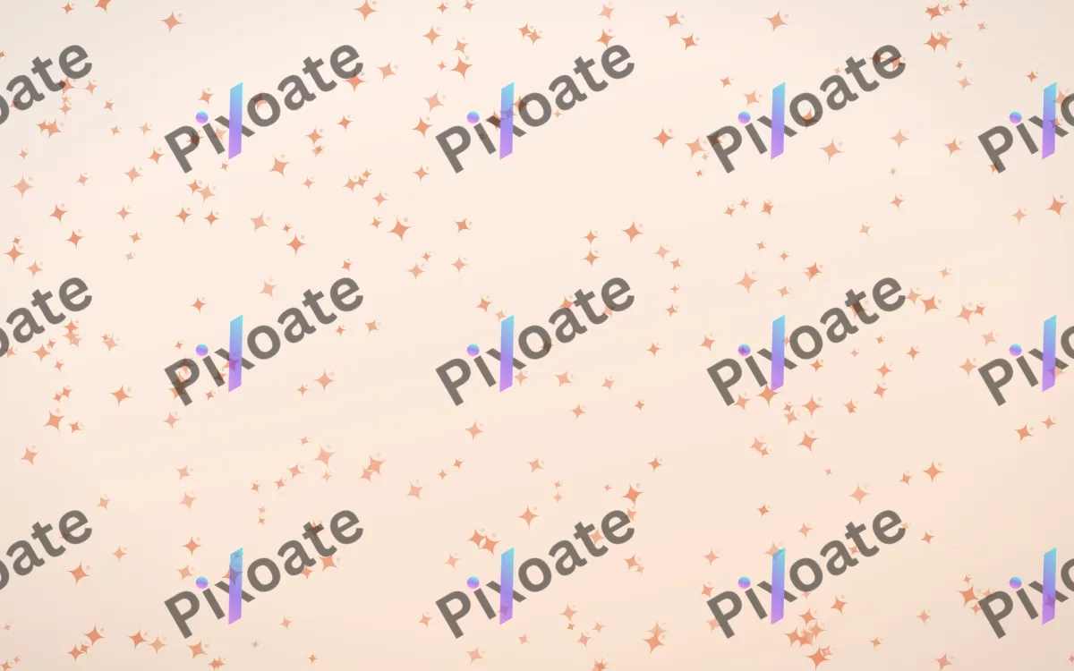 Peach Fuzz Twinkles Dense — light orange and white celestial background