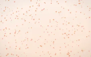 Peach Fuzz Twinkles Dense — light orange and white celestial background