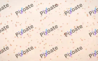 Peach Fuzz Twinkles Dense II — light orange and white celestial background, variation II