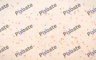 Peach Fuzz Twinkles Dense III — light orange and white celestial background, variation III