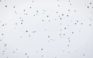 Slate Mist Twinkles — light blue and white celestial background
