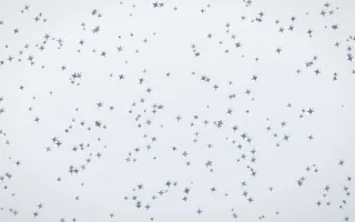 Slate Mist Twinkles Dense II — light blue and white celestial background, variation II
