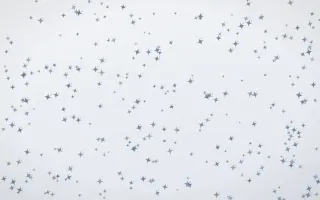 Slate Mist Twinkles Dense III — light blue and white celestial background, variation III