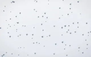 Slate Mist Twinkles II — light blue and white celestial background, variation II