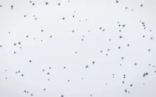 Slate Mist Twinkles III — light blue and white celestial background, variation III