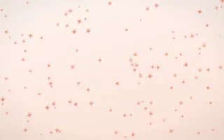 Sorbet Twinkles III — light red, orange and white celestial background, variation III