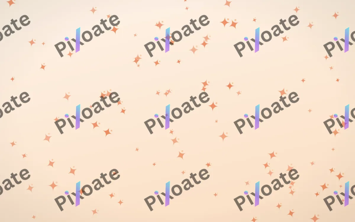 Sunset Pop Twinkles — light orange and beige celestial background