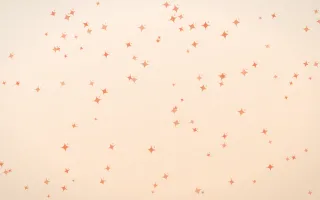 Sunset Pop Twinkles II — light orange and beige celestial background, variation II