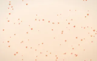 Sunset Pop Twinkles III — light orange and beige celestial background, variation III