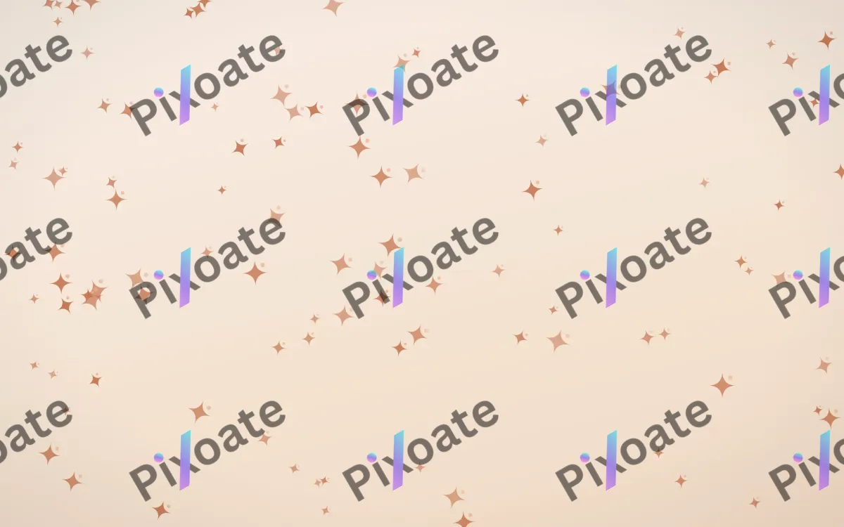 Terracotta Twinkles — light orange and beige celestial background