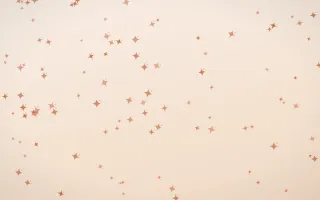 Terracotta Twinkles — light orange and beige celestial background
